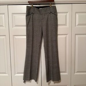 Alice + Olivia Gray Plaid Tailored Pants Size 10